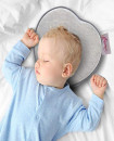 Newborn 3 Months Baby Head Shaping Pillow Cushion for Flat Head Syndrome Prevention Prevent Plagiocephaly Grey